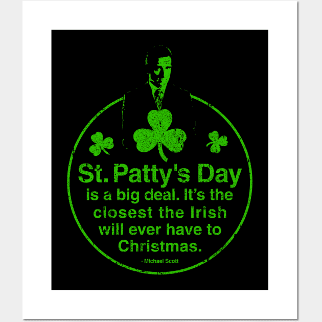 St. Patty's Day by Michael Scott Wall Art by huckblade